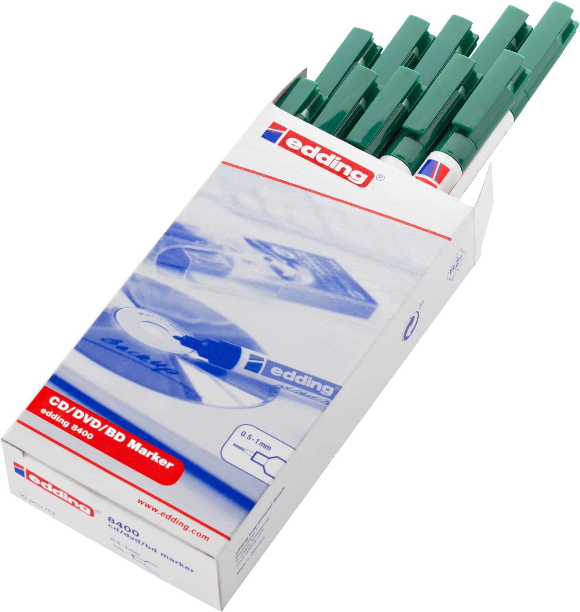 Cd marker edding 8400 rond 0.5-1.0mm groen 3