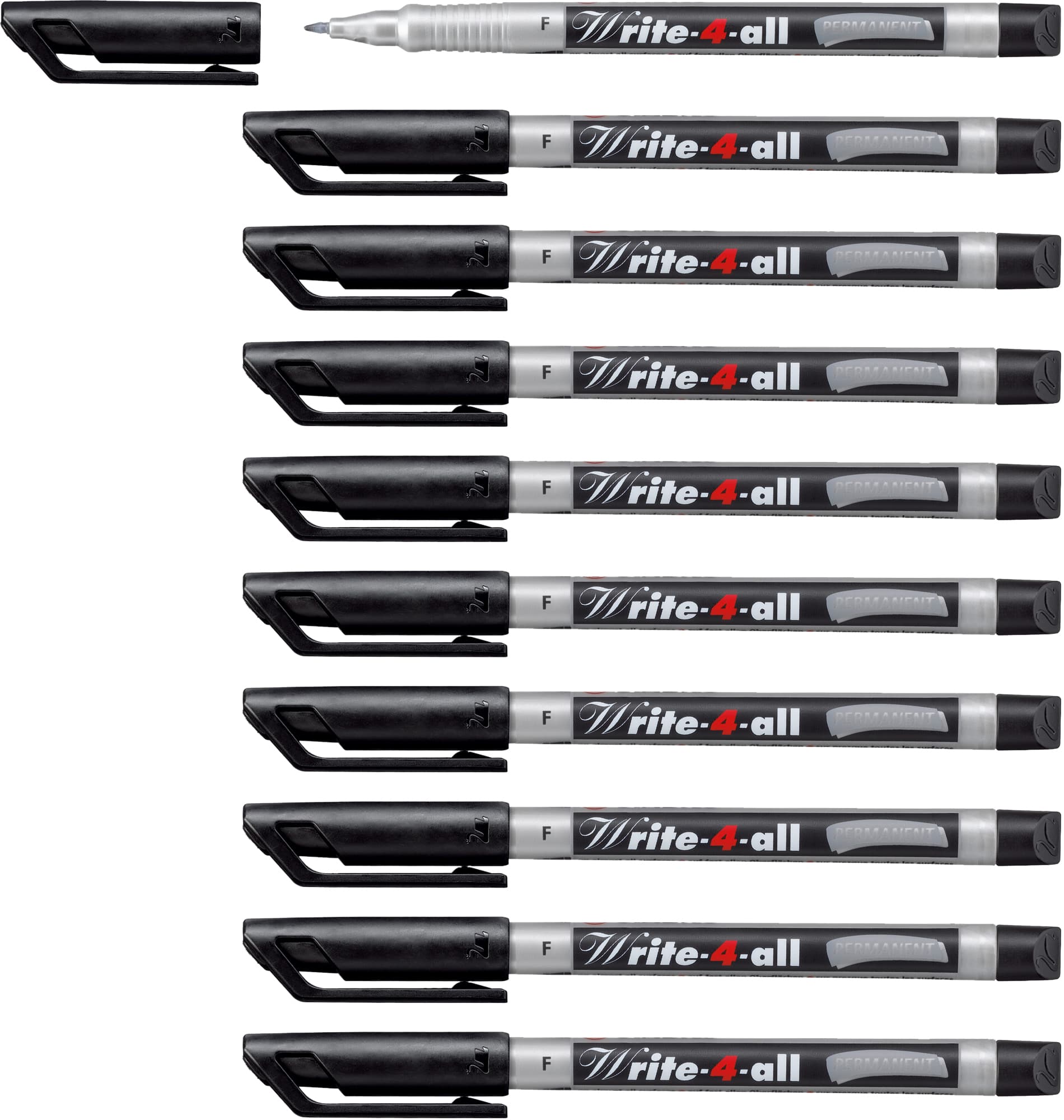 Viltstift STABILO Write-4-All 156/46 fijn zwart 2