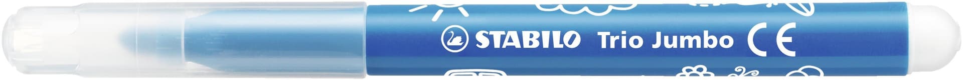 Viltstift STABILO Trio Jumbo 380/12 extra large assorti 12 stuks 3