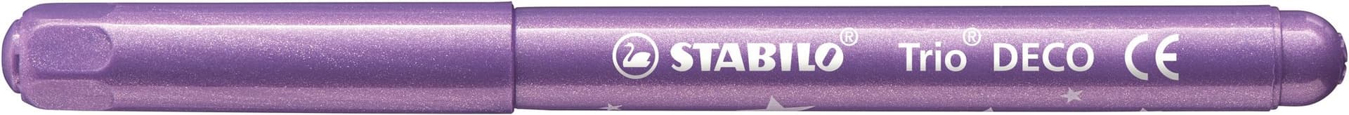 Viltstift STABILO Trio deco metallic assorti etui à 8 stuks 3