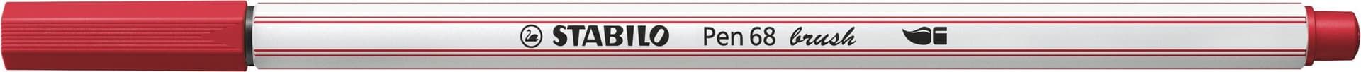 Brushstift STABILO Pen 568/50 donkerrood 2