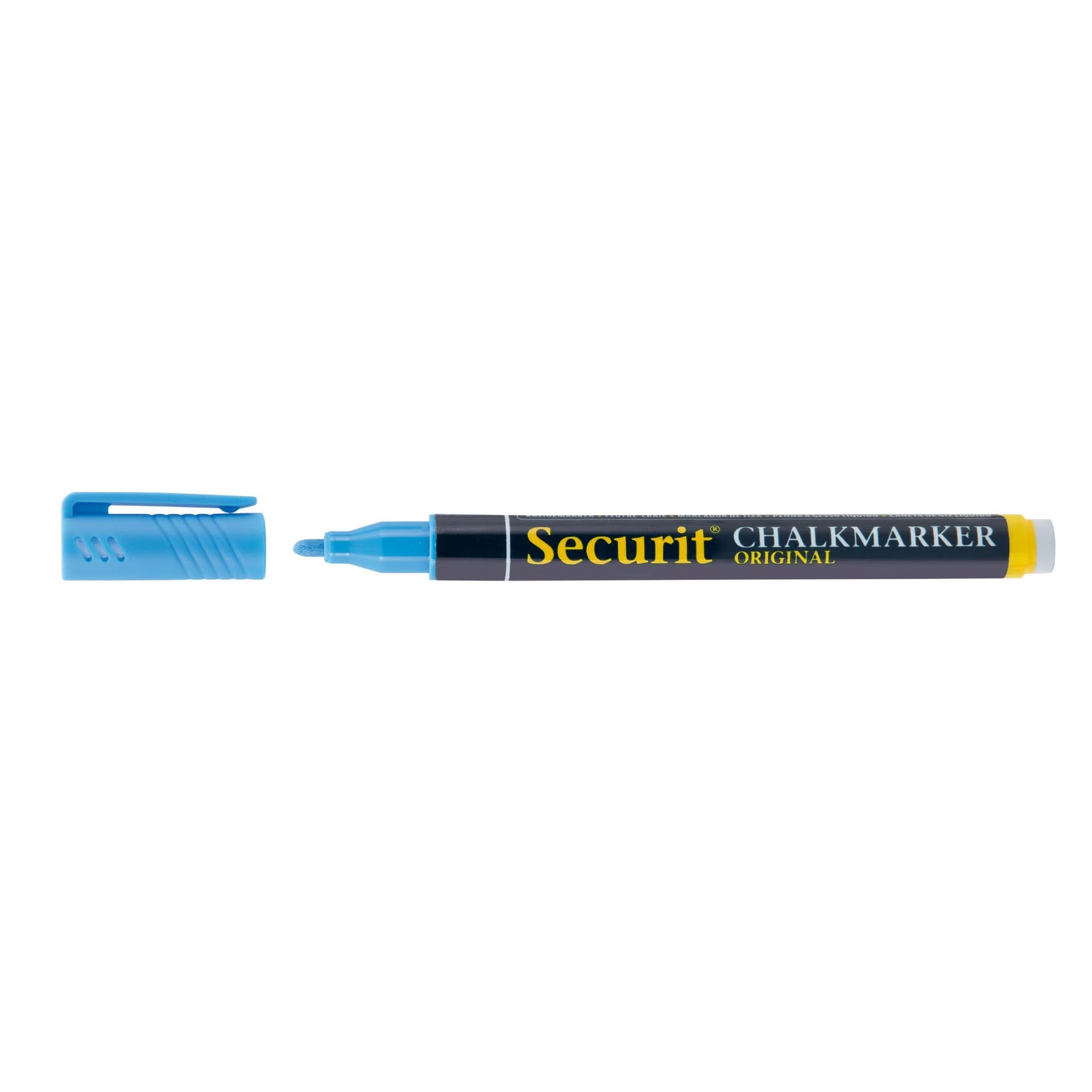 Krijtstift Securit SMA-100 rond 1-2mm wit/blauw/groen/rood blister à 4 stuks 3