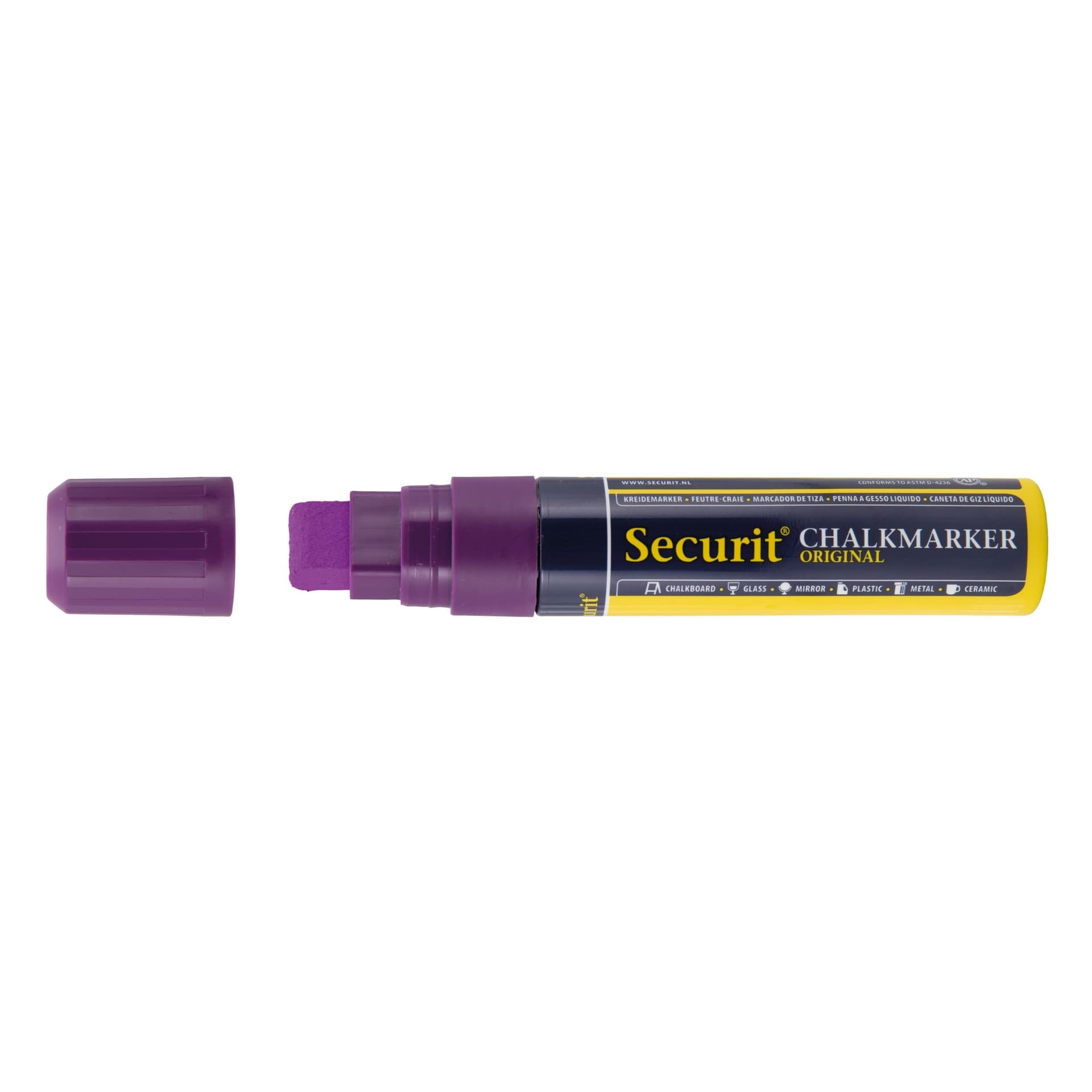 Krijtstift Securit SMA-720 blok ass 7-15mm blister à 8 stuks 10