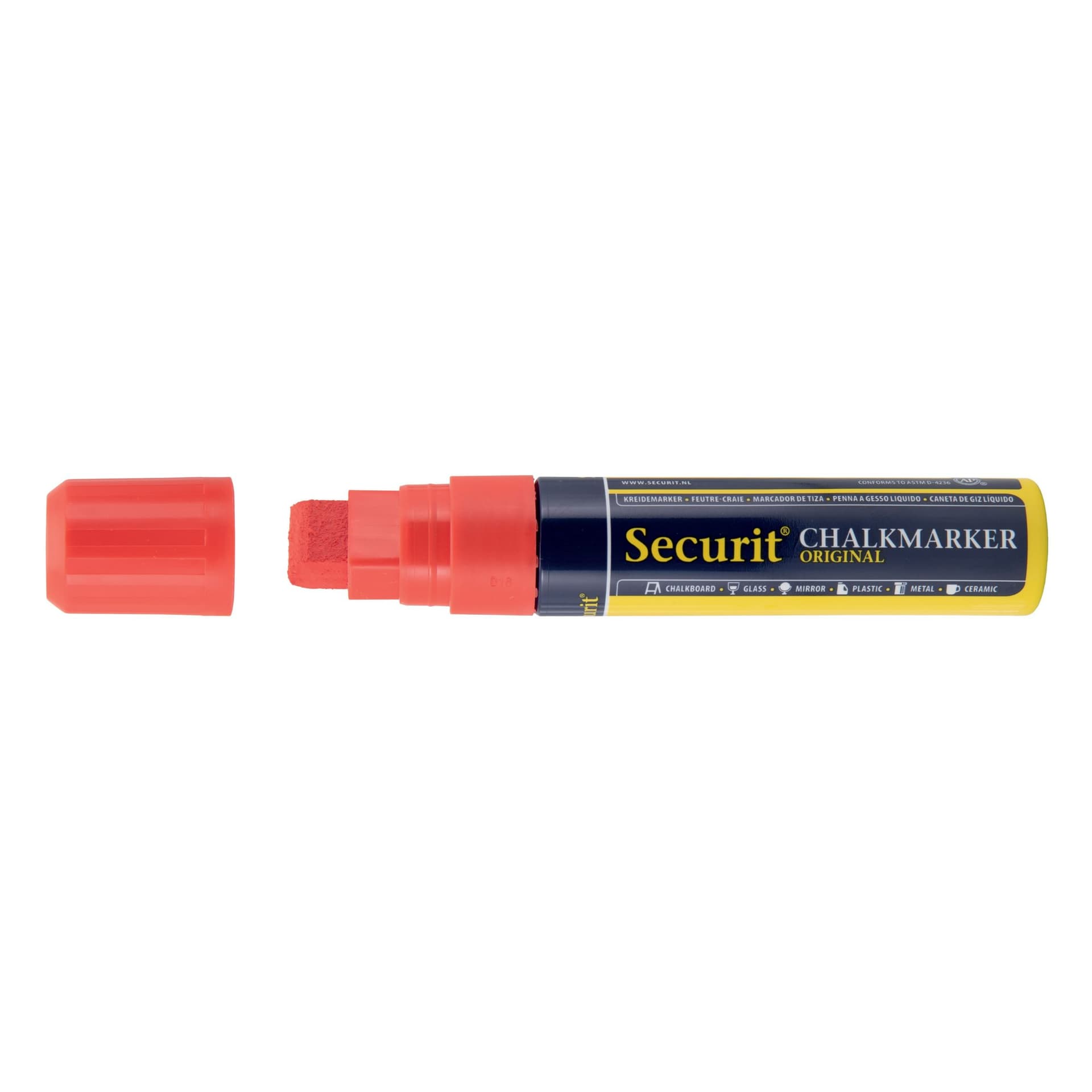 Krijtstift Securit SMA-720 blok ass 7-15mm blister à 8 stuks 5