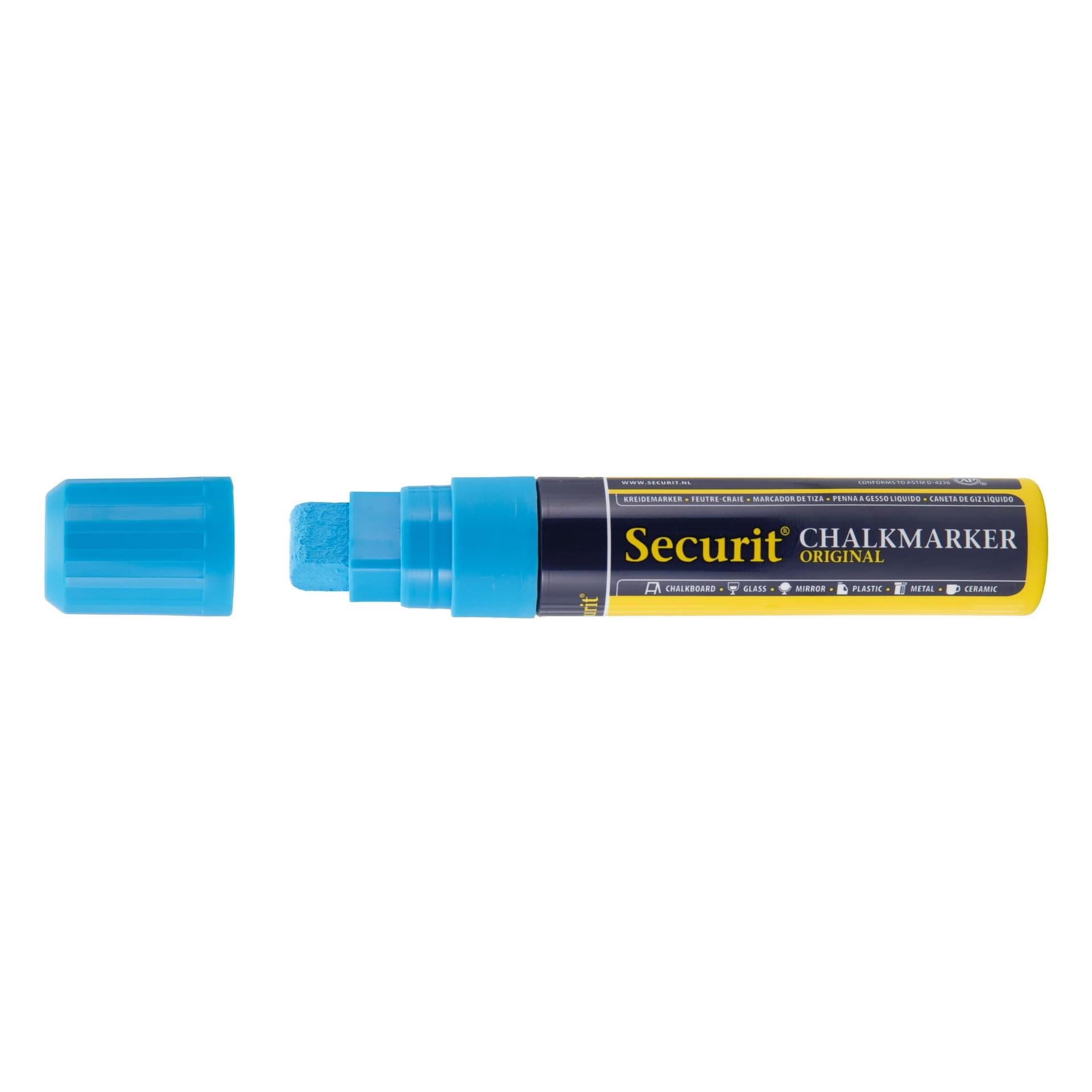 Krijtstift Securit SMA-720 blok ass 7-15mm blister à 8 stuks 6