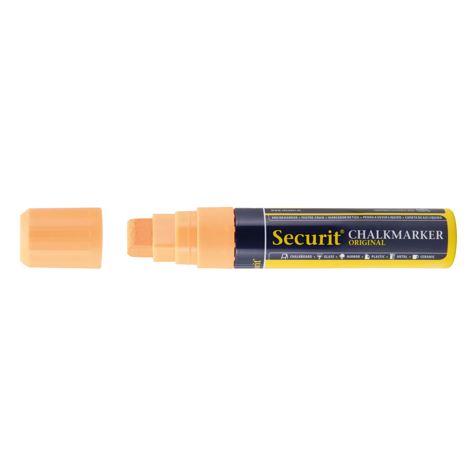 Krijtstift Securit SMA-720 blok ass 7-15mm blister à 8 stuks 7