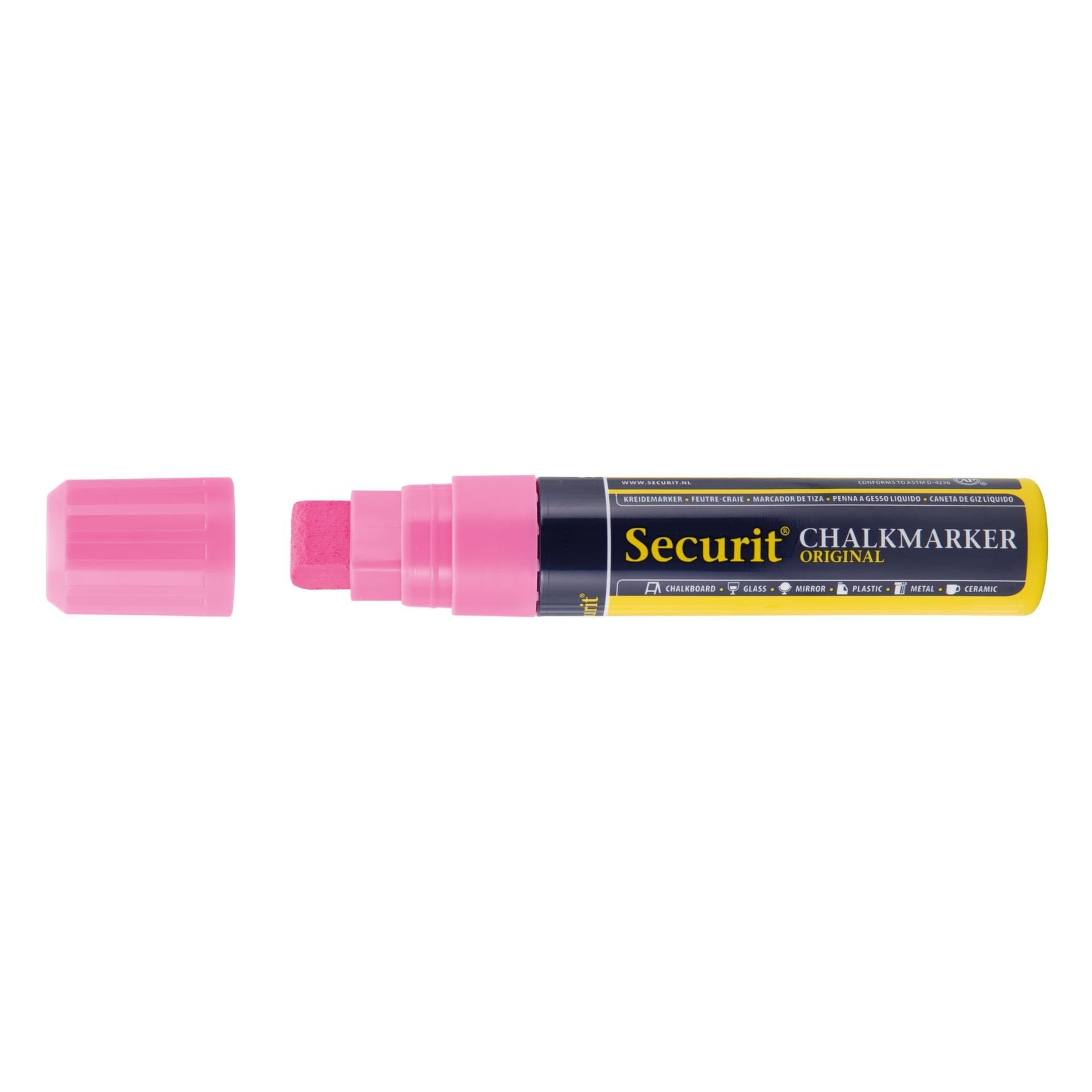 Krijtstift Securit SMA-720 blok ass 7-15mm blister à 8 stuks 8