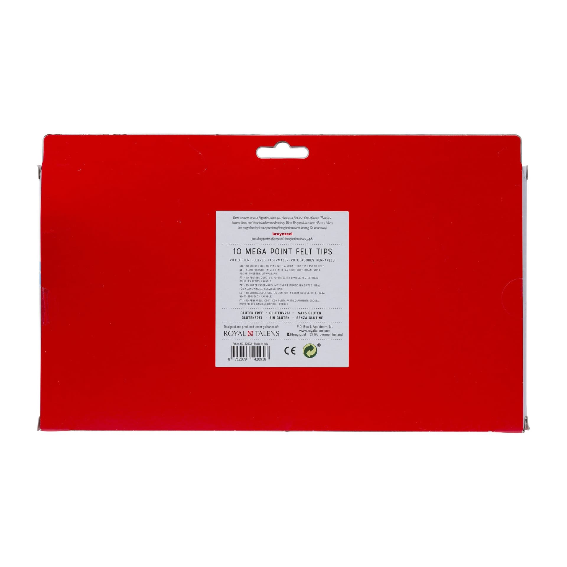 Viltstift Bruynzeel Kids Mega Point assorti 10 stuks 3