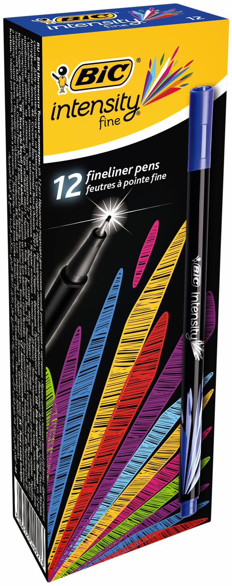 Fineliner Bic Intensity fijn blauw 2