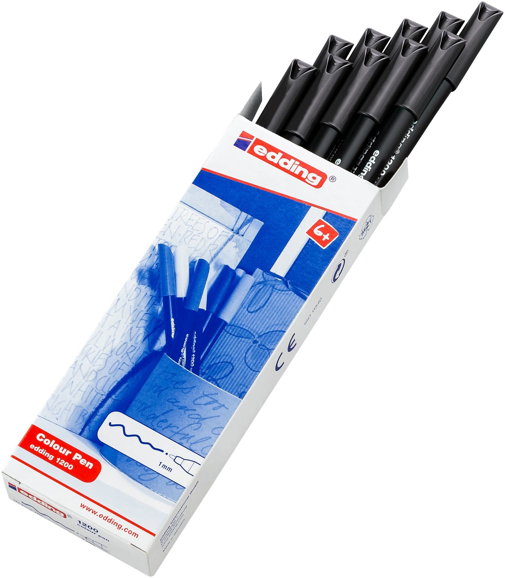 Fineliner edding 1200 001 fijn zwart 3