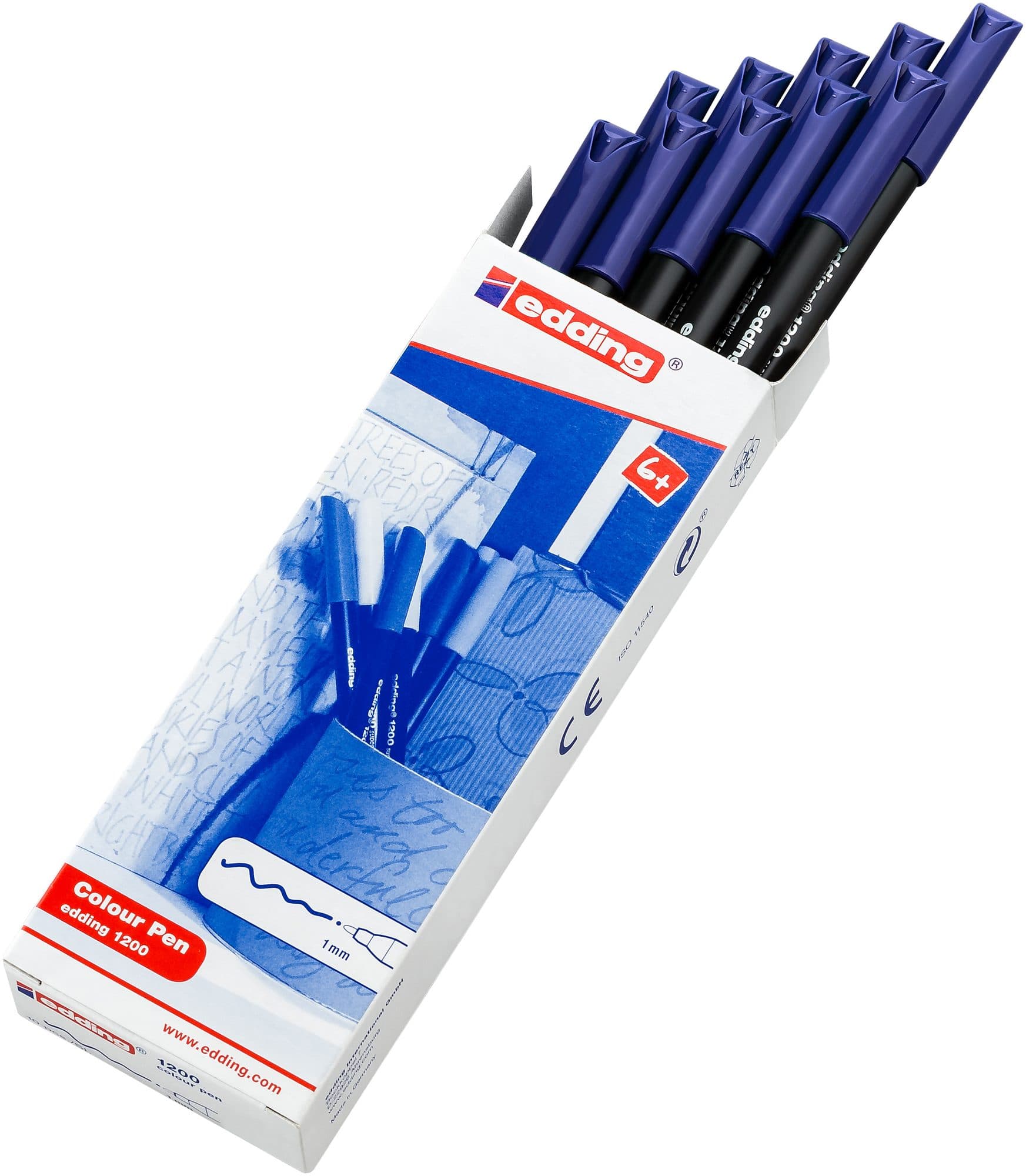 Fineliner edding 1200 003 fijn blauw 3