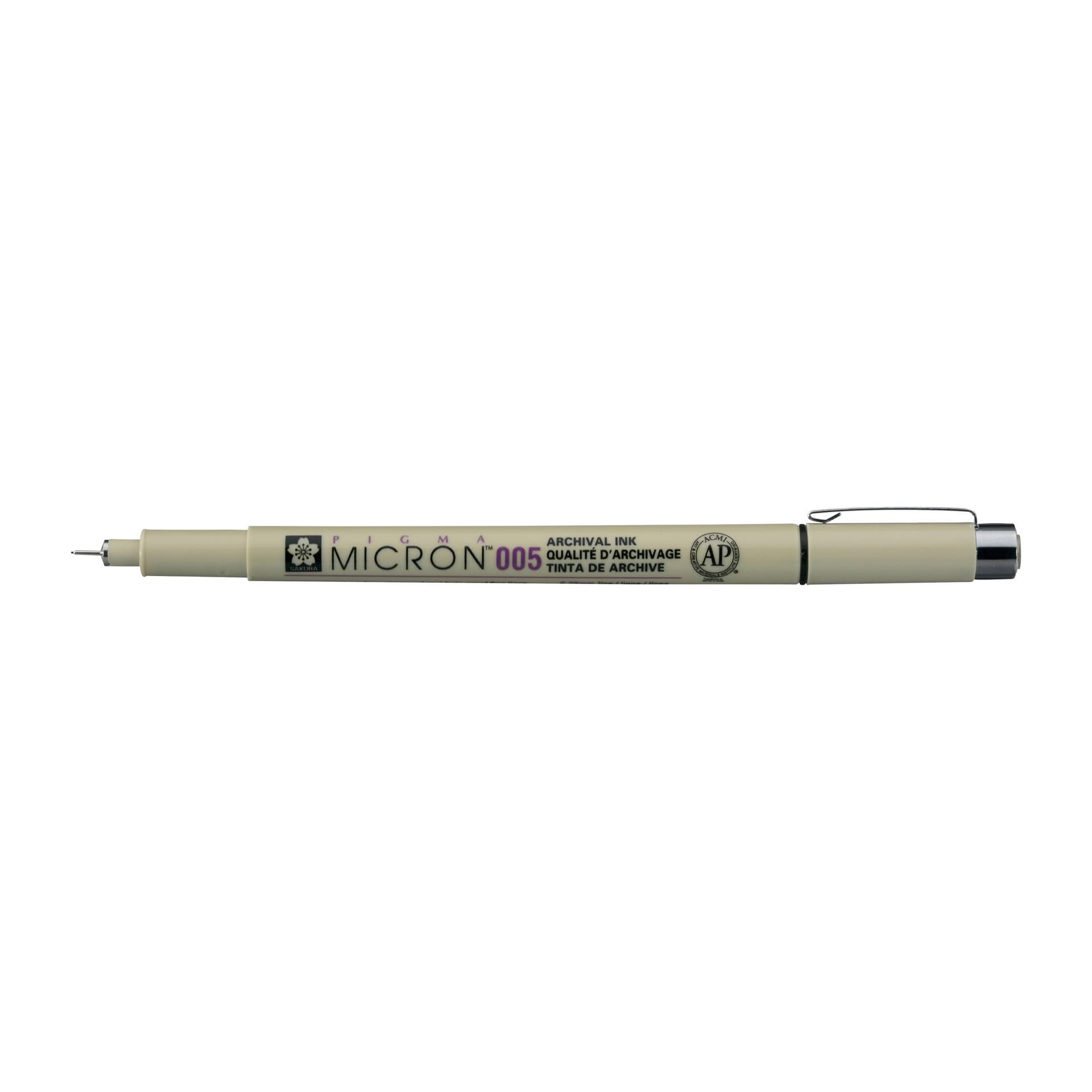 Fineliner Sakura Pigma Micron 005 0.2mm zwart 2