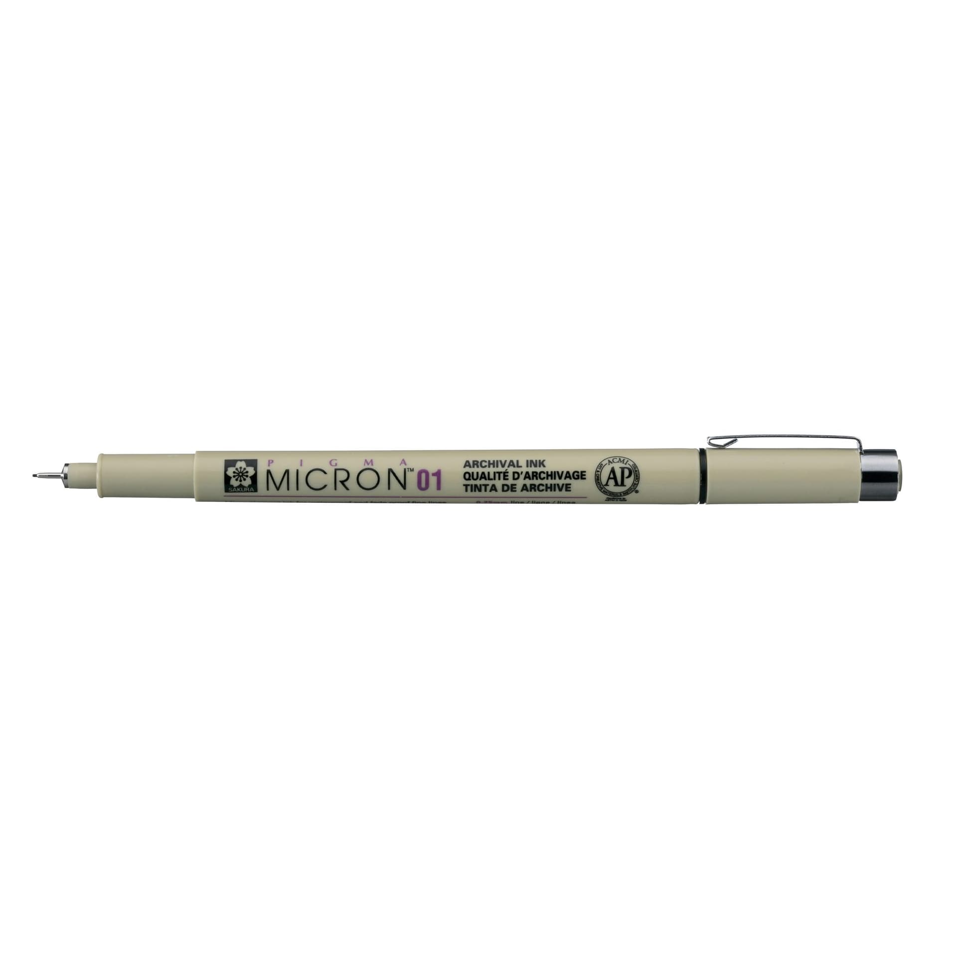Fineliner Sakura Pigma Micron 01 0.25mm zwart 2