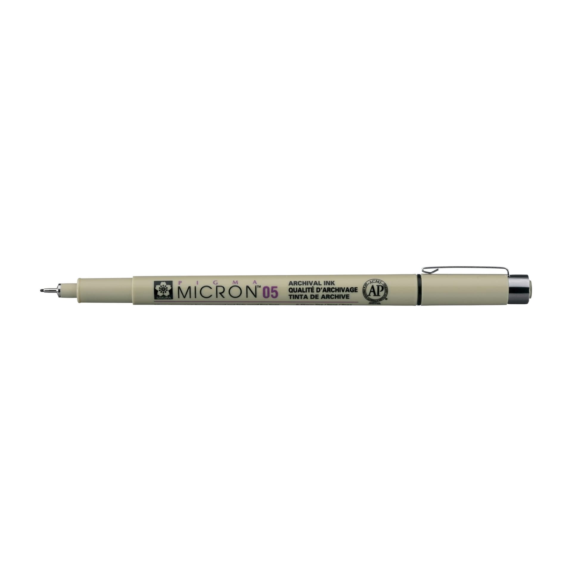 Fineliner Sakura Pigma Micron 05 0.45mm zwart 2