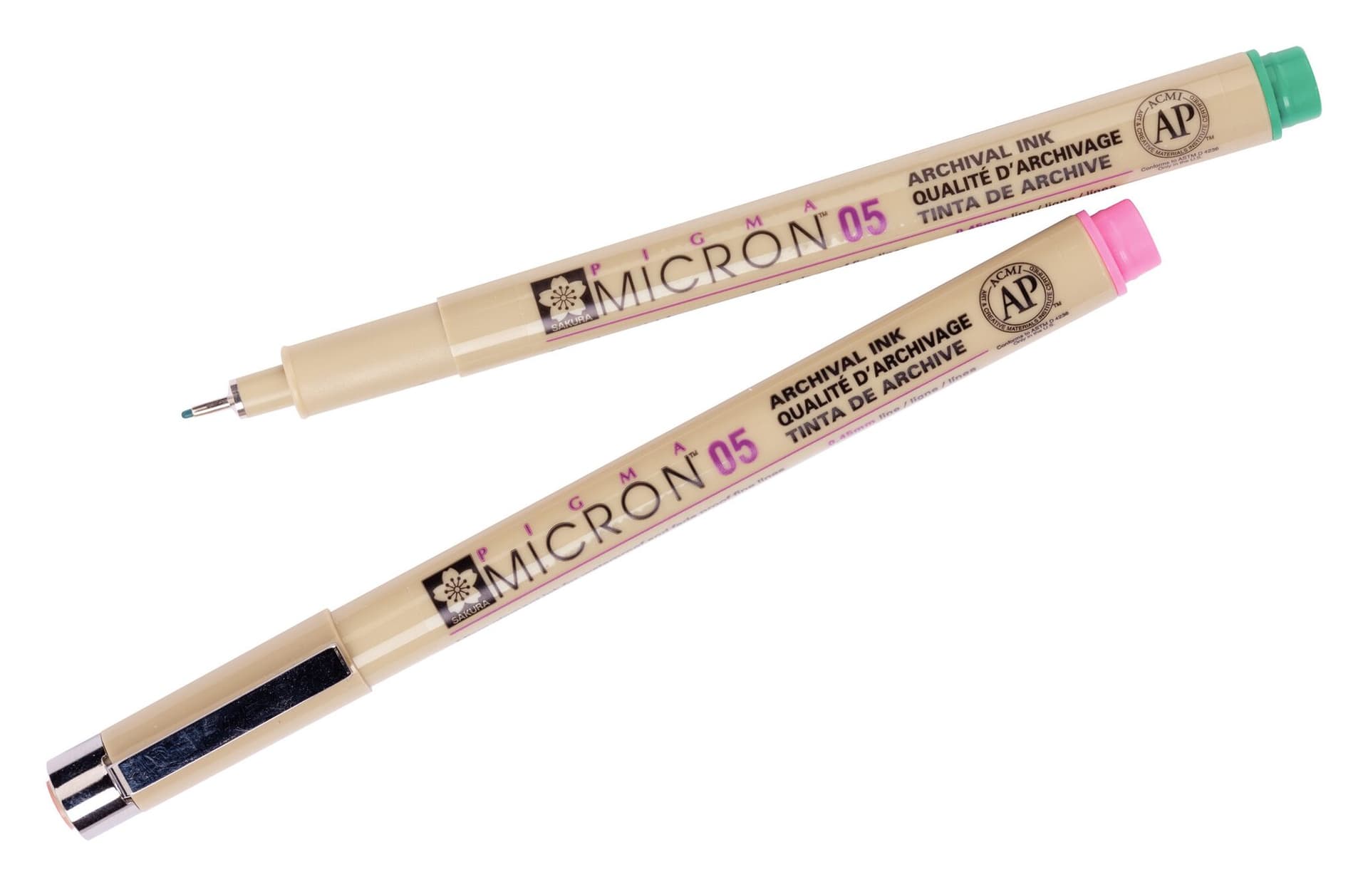 Fineliner Sakura Pigma Micron 05 0.45mm set à 9 kleuren 2