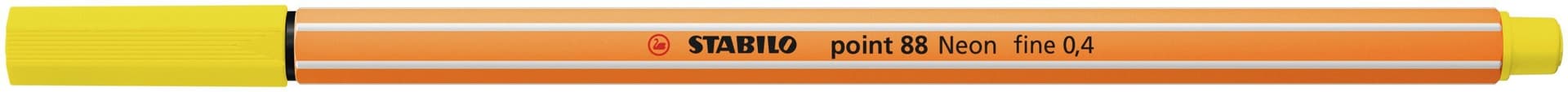 Fineliner STABILO point 88/024 fijn neon geel 2