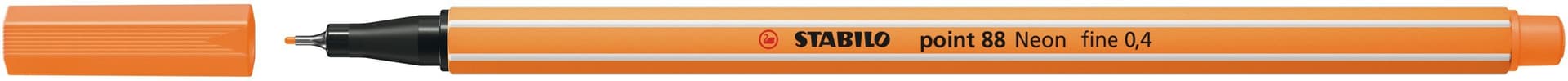 Fineliner STABILO point 88/054 fijn neon oranje
