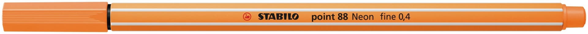 Fineliner STABILO point 88/054 fijn neon oranje 2