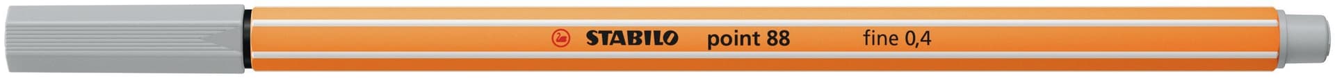 Fineliner STABILO point 88/94 fijn lichtgrijs 2