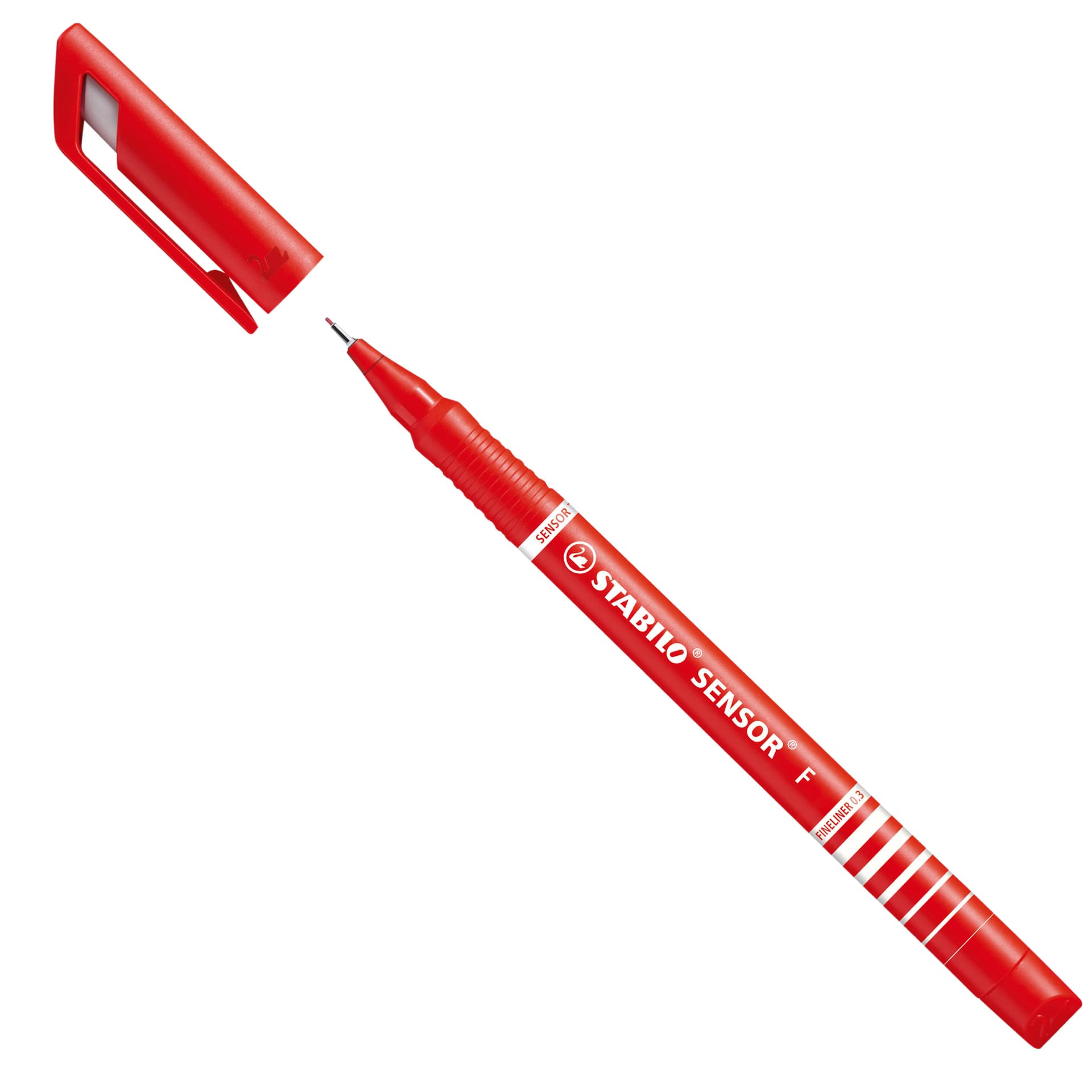 Fineliner STABILO Sensor 189/40 fijn rood 4