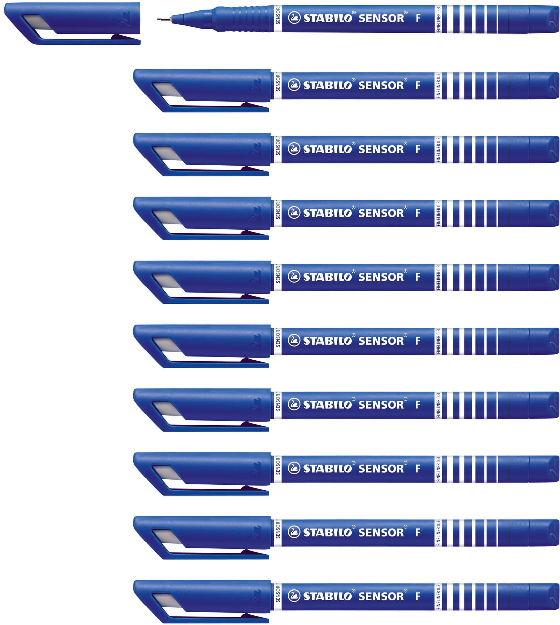 Fineliner STABILO Sensor 189/41 fijn blauw 3