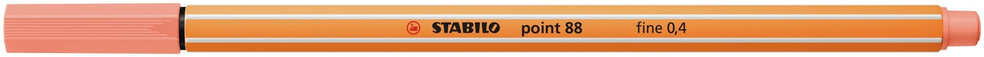 Fineliner STABILO point 88/26 fijn abrikoos 2