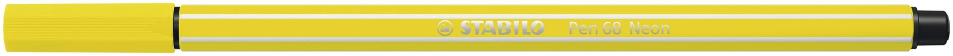 Viltstift STABILO Pen 68/024 medium neon geel 2