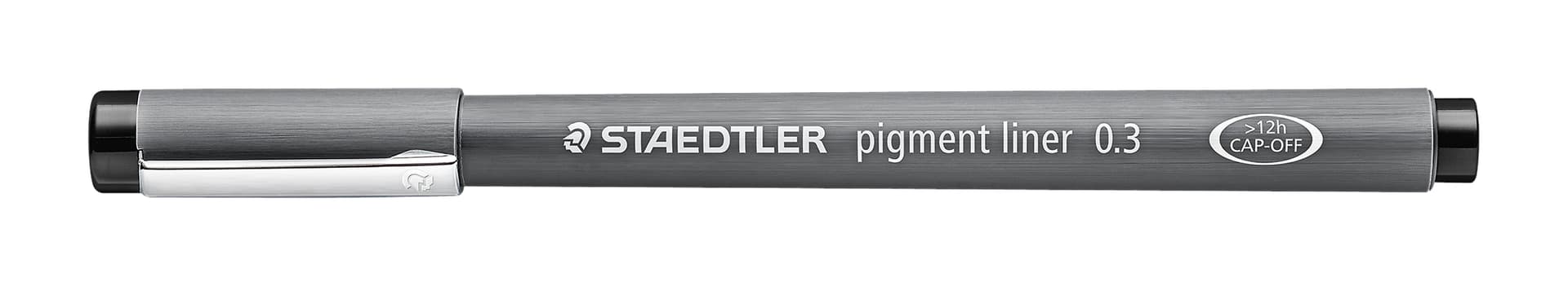 Fineliner Staedtler Pigment 308 zwart 0.3mm 2