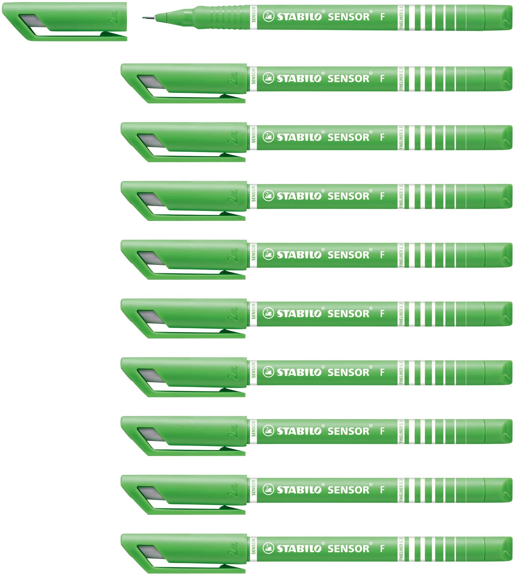 Fineliner STABILO Sensor 189/43 fijn lichtgroen 3