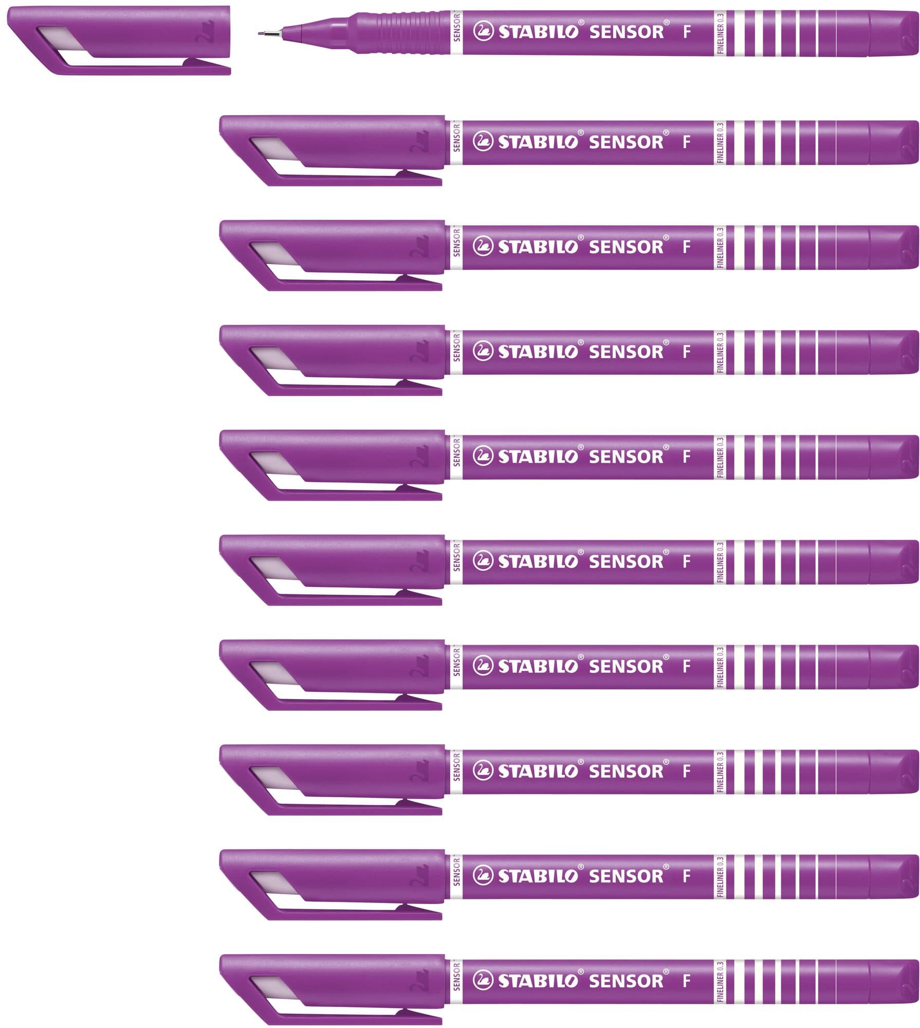 Fineliner STABILO Sensor 189/58 fijn lila 3