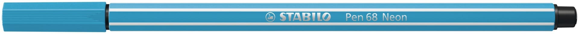 Viltstift STABILO Pen 68/031 medium neon blauw 2