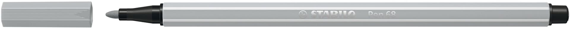 Viltstift STABILO Pen 68/94 medium lichtgrijs