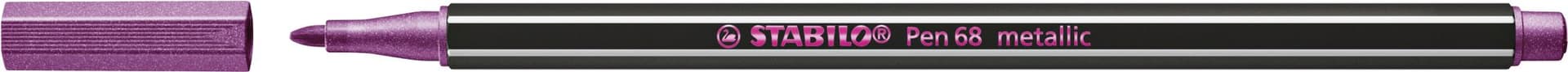 Viltstift STABILO Pen 68/856 medium metallic roze