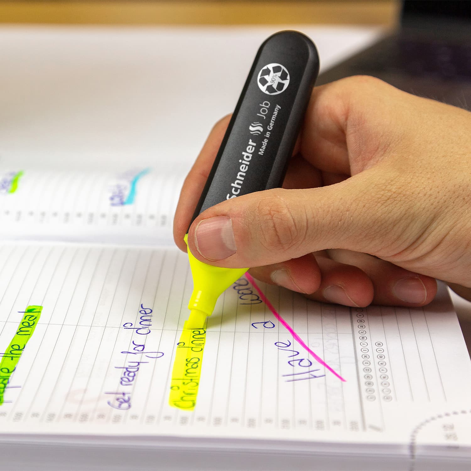 Markeerstift Schneider Job 150 geel 6