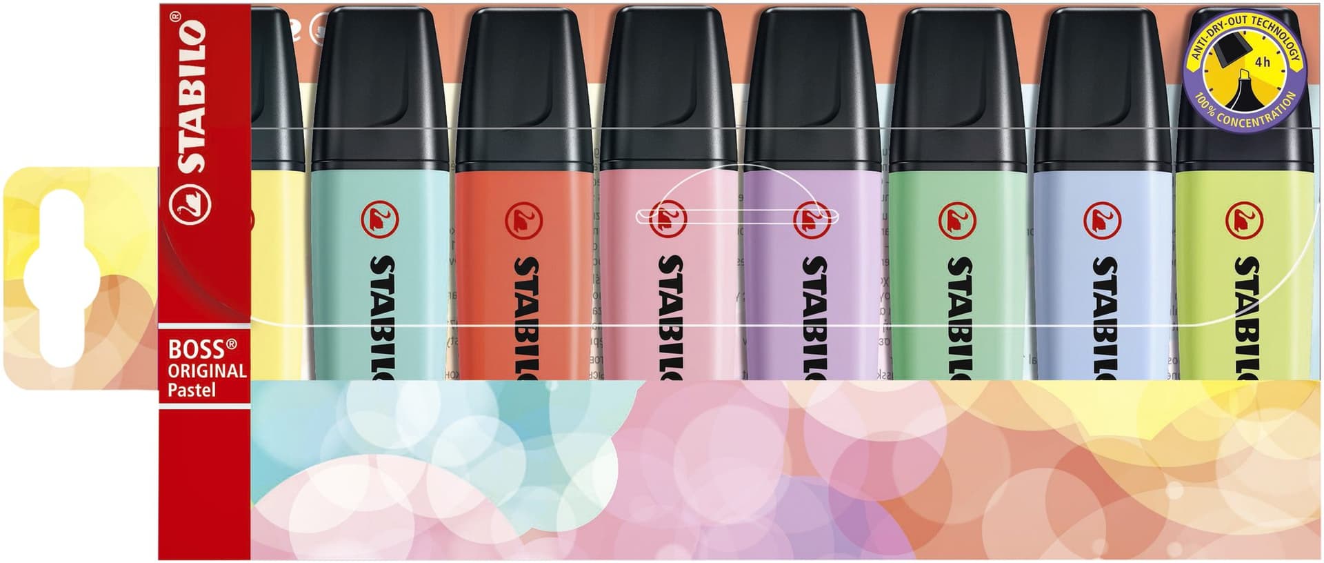 Markeerstift STABILO BOSS Original 70/8 pastel assorti etui à 8 stuks