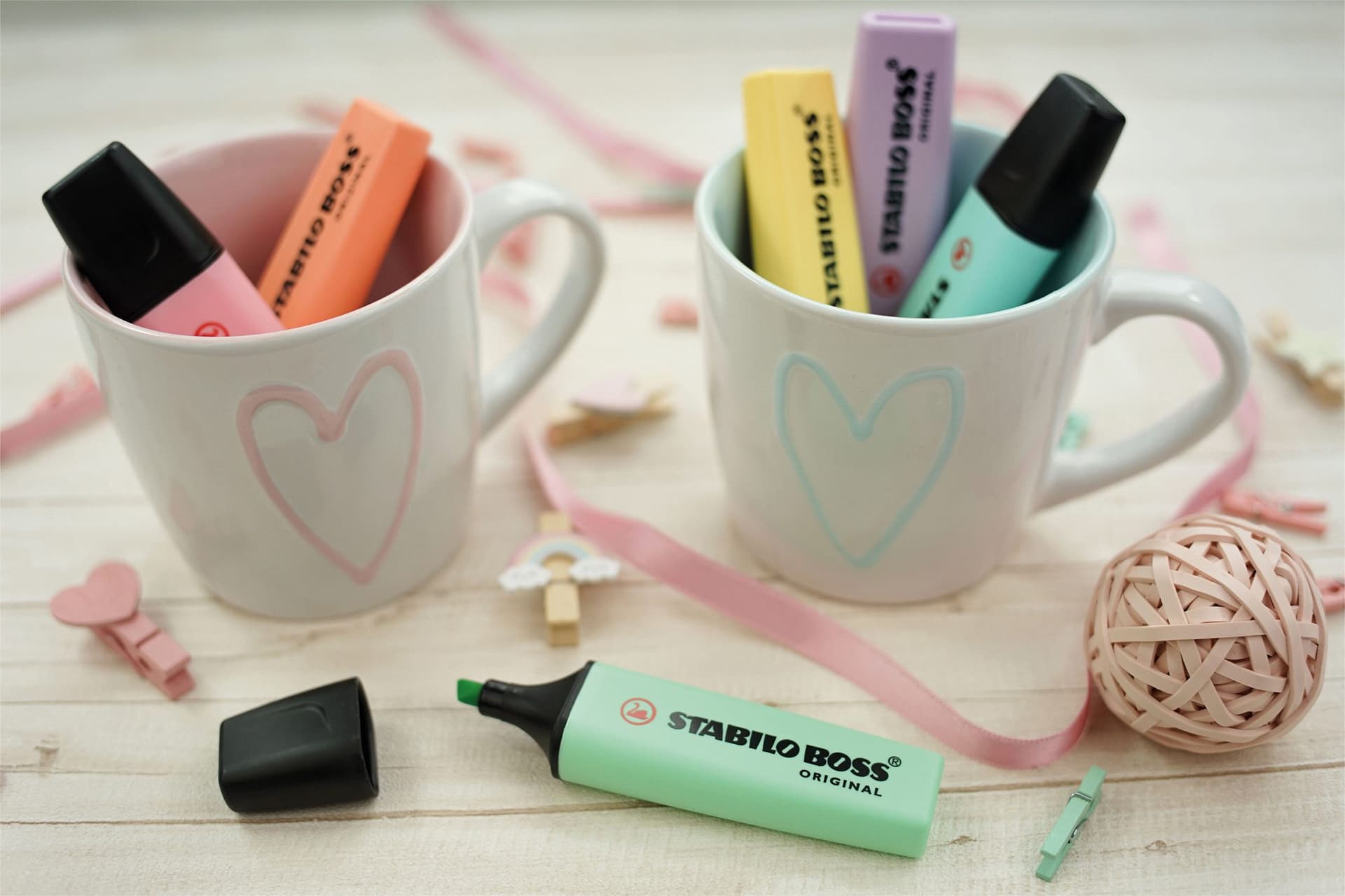 Markeerstift STABILO BOSS Original 70/8 pastel assorti etui à 8 stuks 7