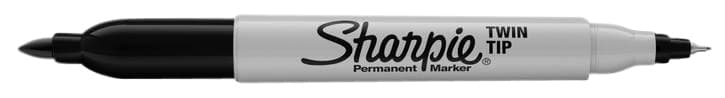 Viltstift Sharpie rond Twin tip ultra fijn & F zwart blister à 1 stuk 4