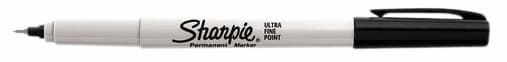 Viltstift Sharpie rond ultra fijn zwart blister à 2 stuks 2