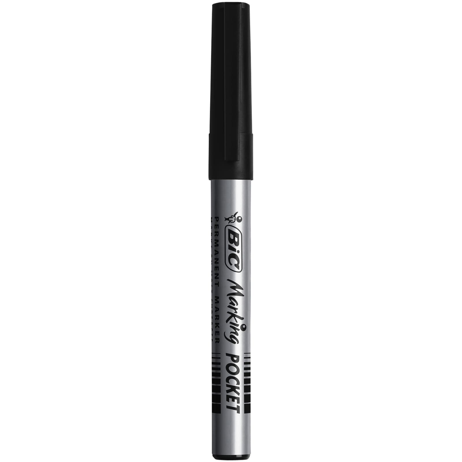 Viltstift Bic 1445 ecolutions rond fijn zwart 3
