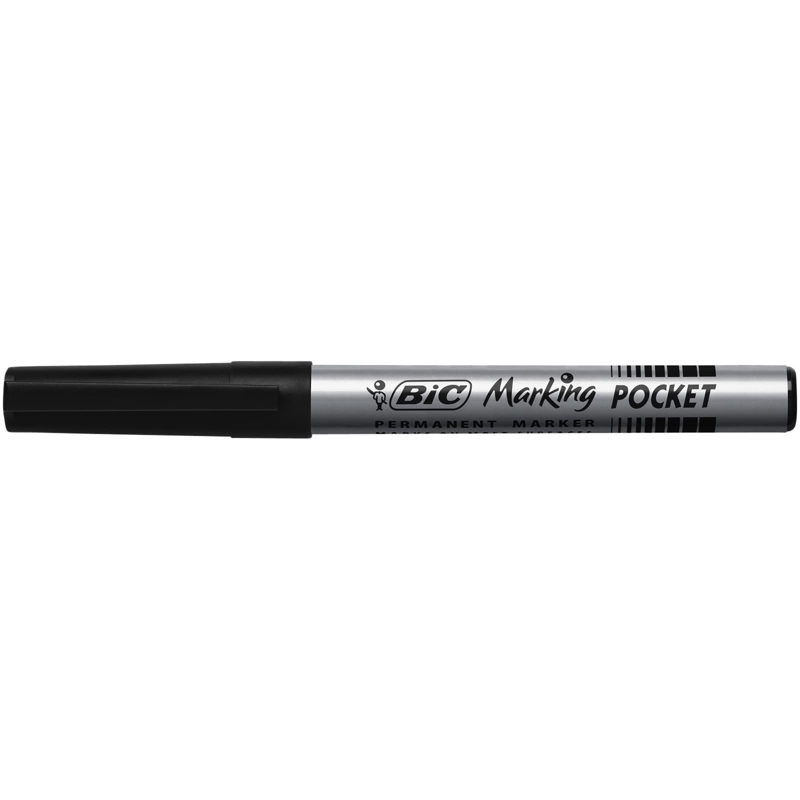 Viltstift Bic 1445 ecolutions rond fijn zwart 4
