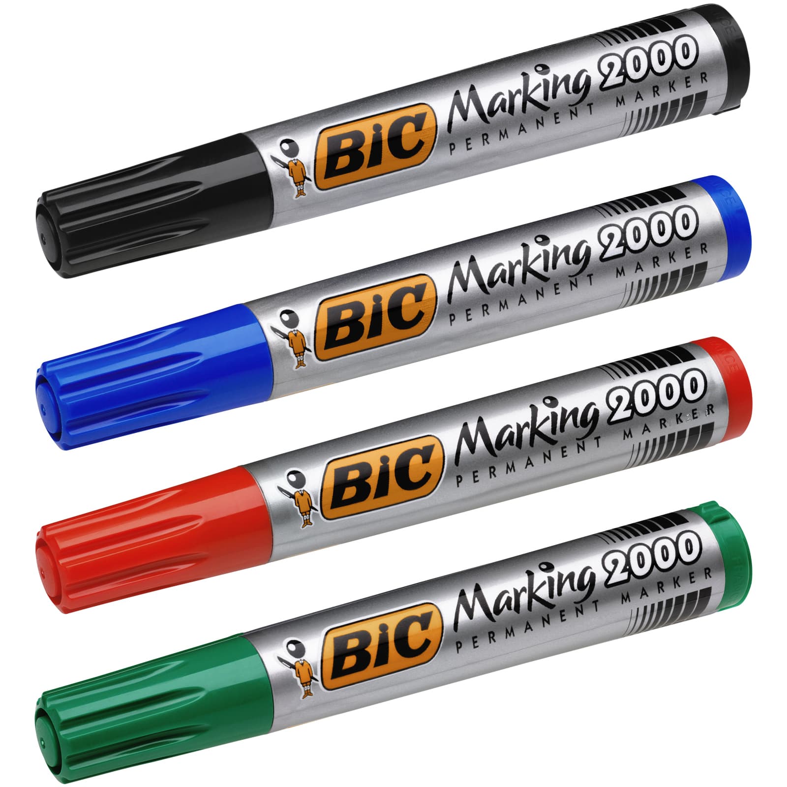 Viltstift Bic 2000 ecolutions rond large blauw 3
