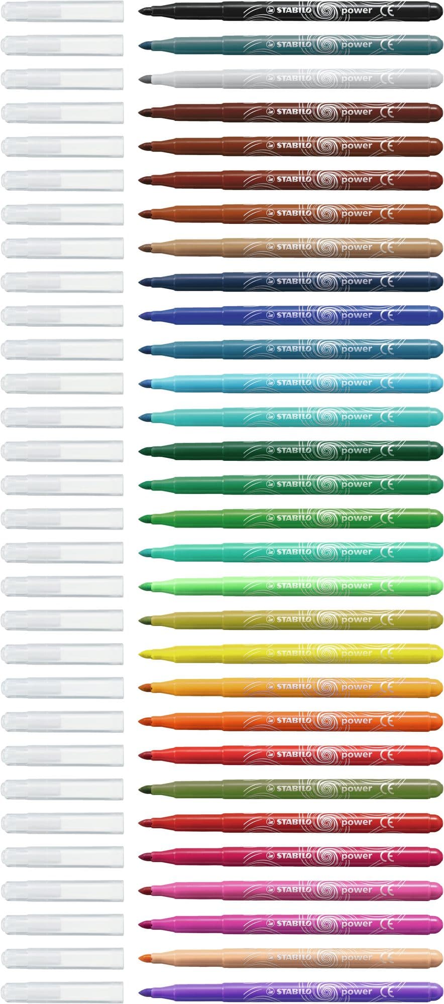 Viltstift STABILO power 280/24 assorti etui à 24 stuks 4