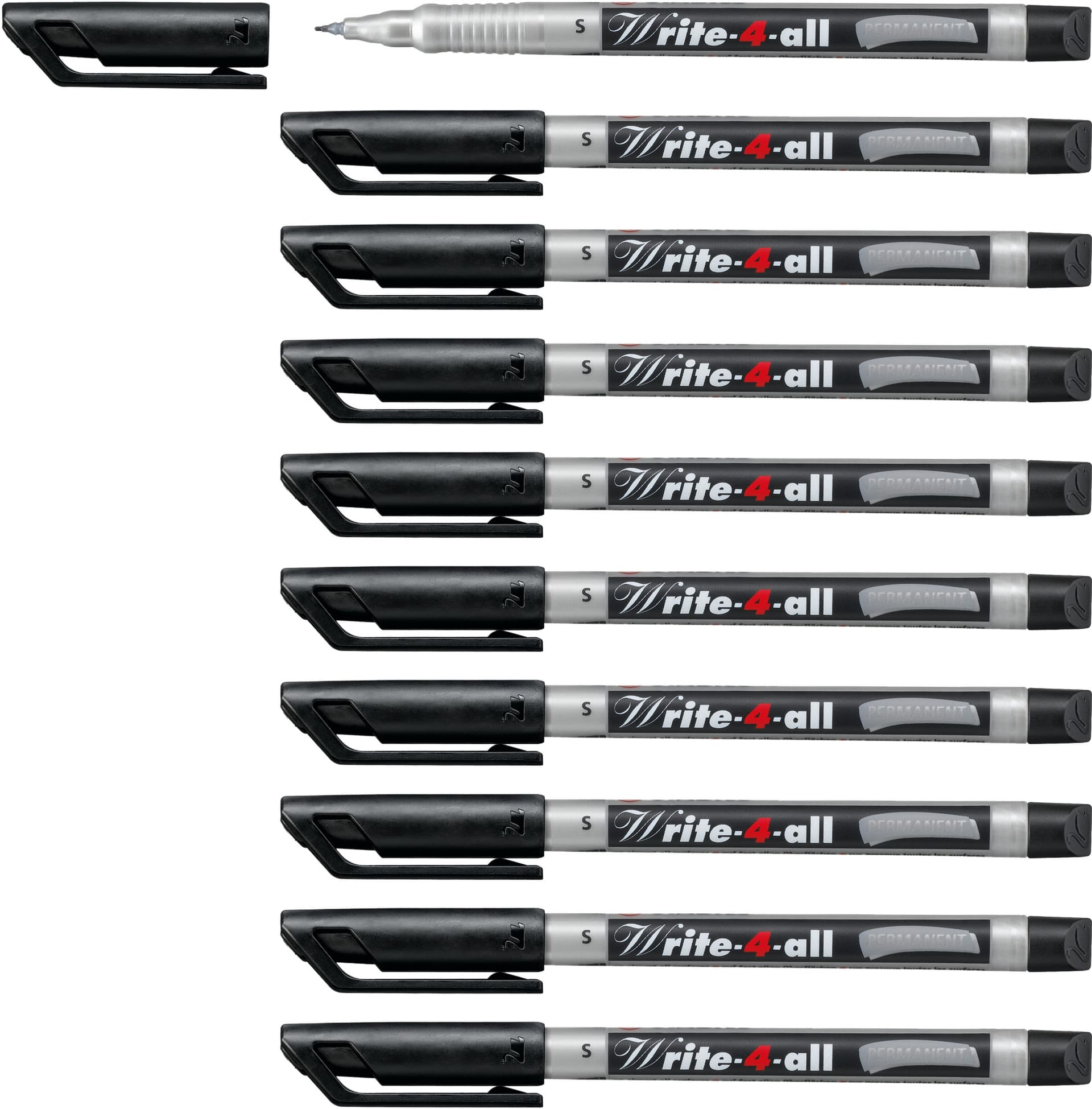 Viltstift STABILO Write-4-All 166/46 super fijn zwart 2