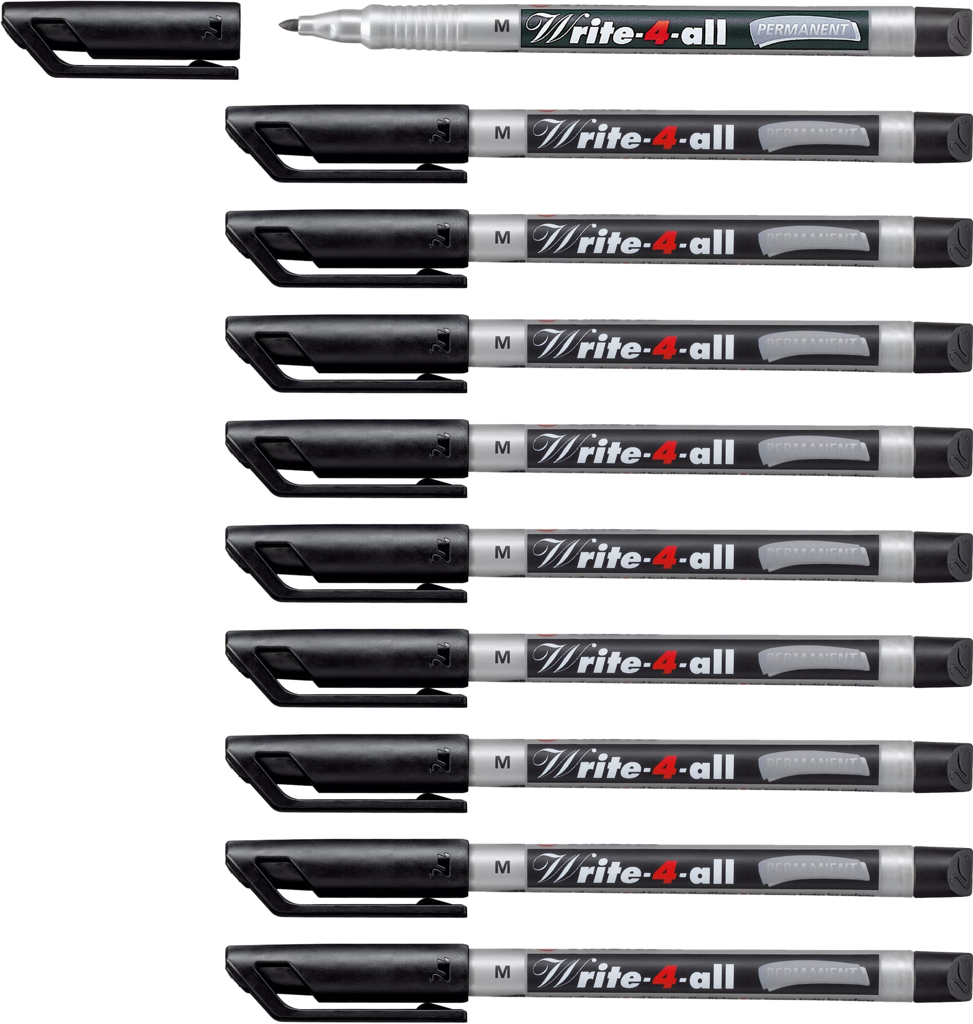 Viltstift STABILO Write-4-All 146/46 medium zwart 2