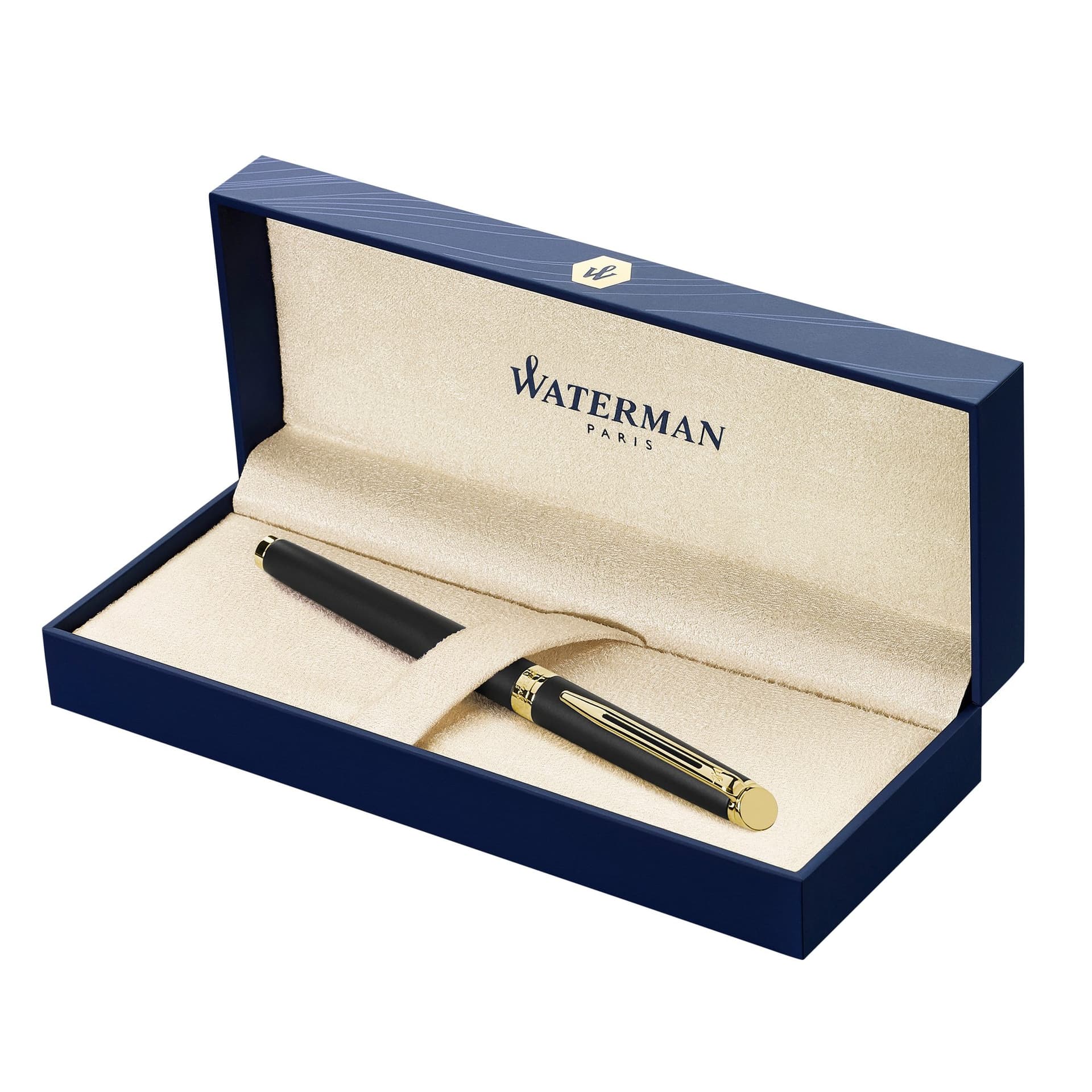 Rollerpen Waterman Hémisphère matt black GT fijn 3