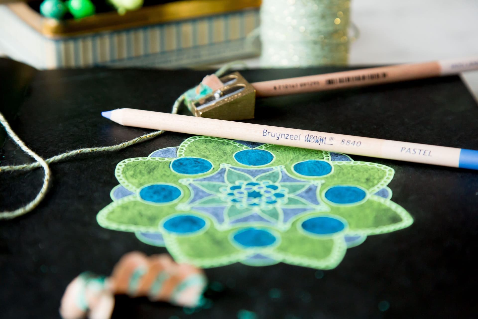 Pastelpotlood Bruynzeel Design met luxe bewaardoos assorti 12 stuks 4