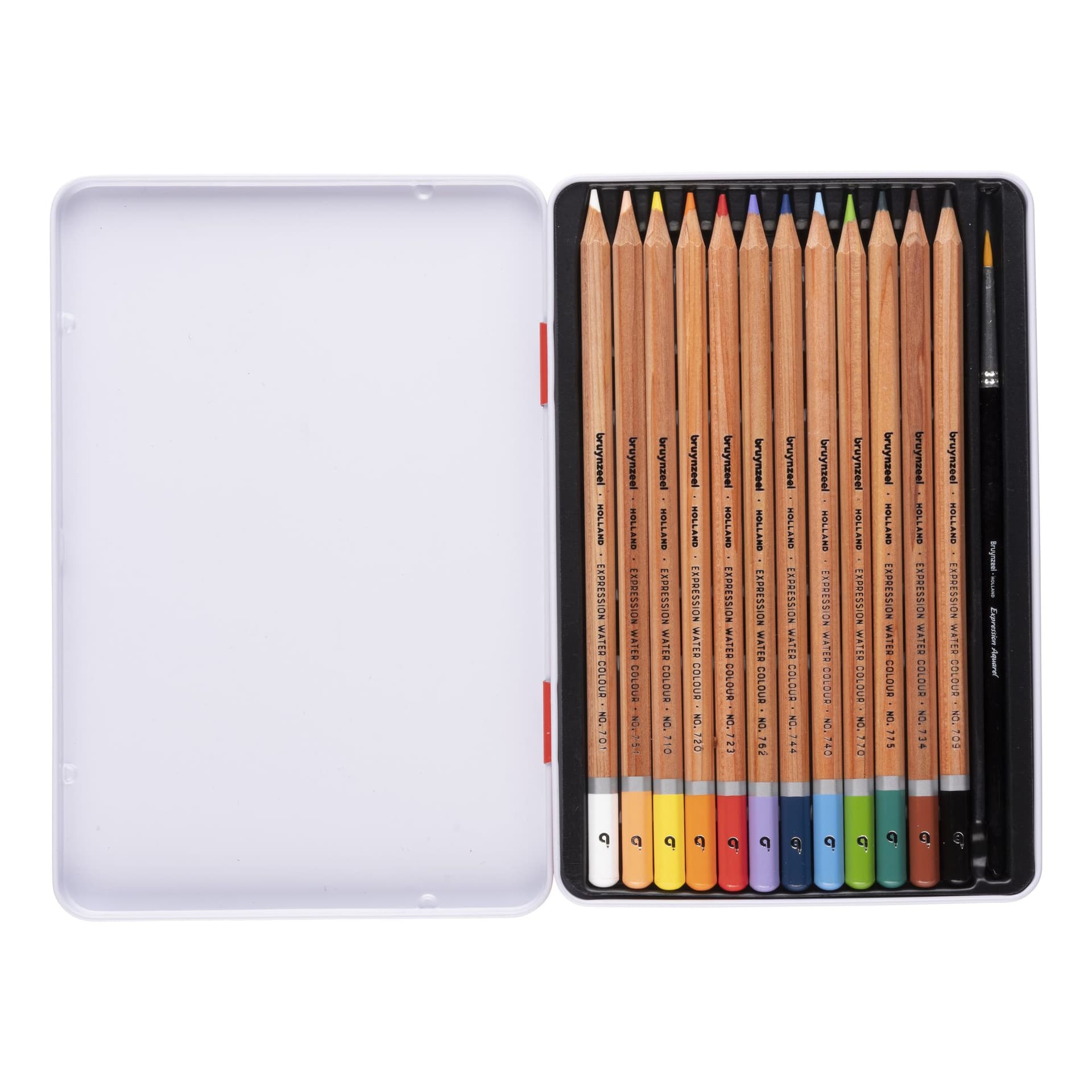 Kleurpotloden Bruynzeel Expression aquarel assorti blik à 12 stuks 2