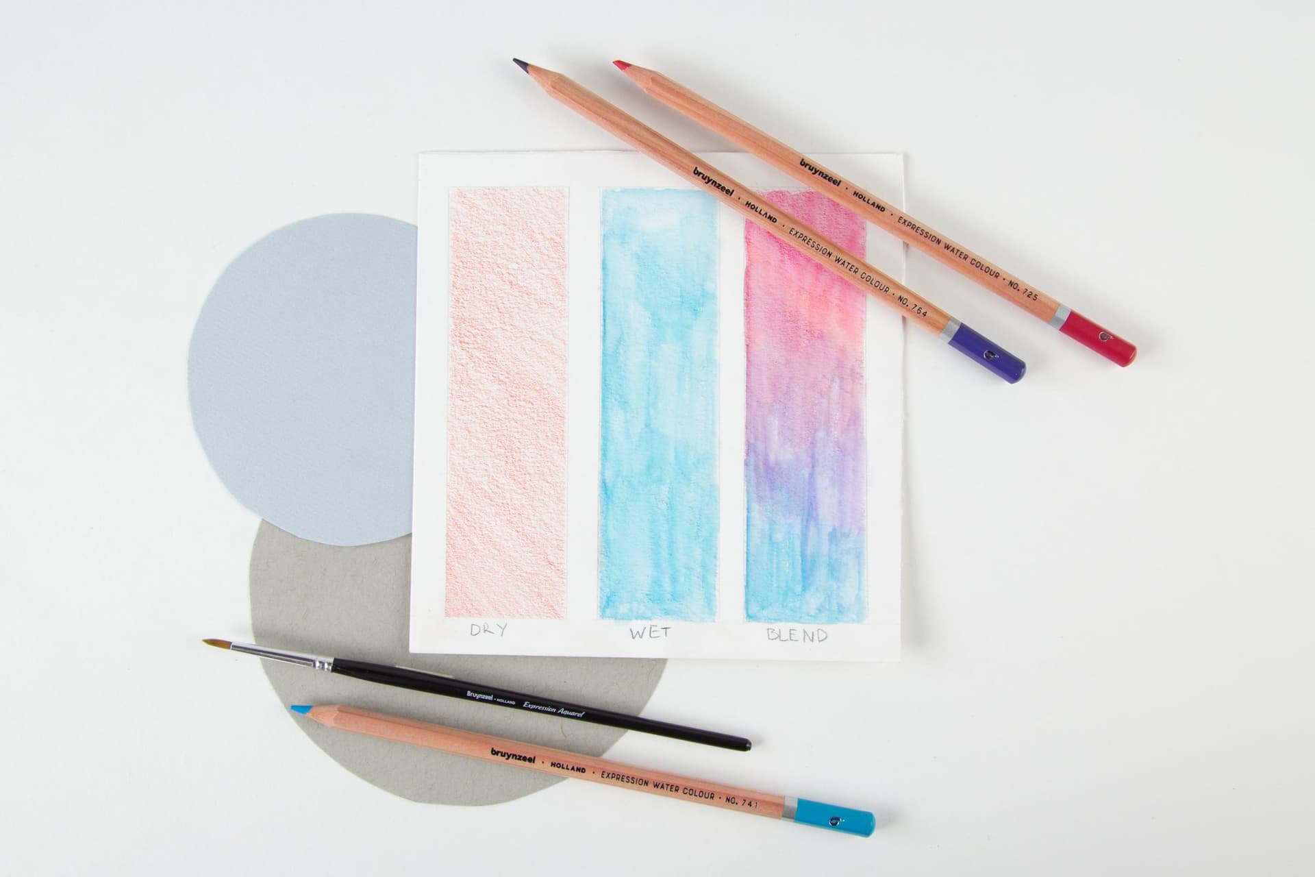 Kleurpotloden Bruynzeel Expression aquarel assorti blik à 24 stuks 4