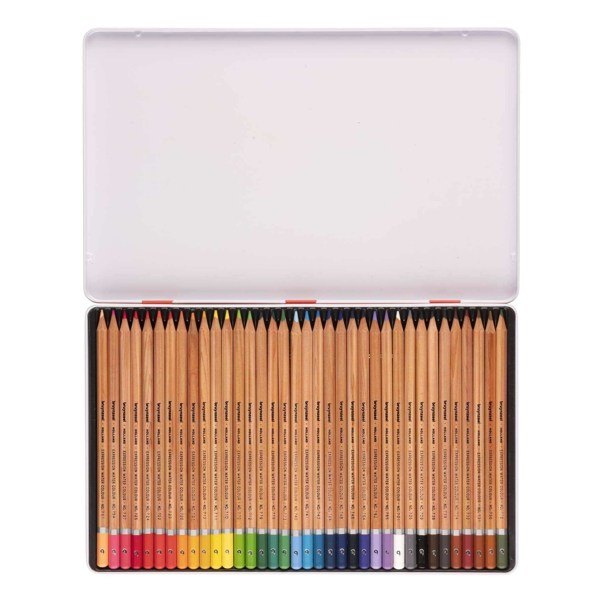 Kleurpotloden Bruynzeel Expression aquarel assorti blik à 36 stuks 2