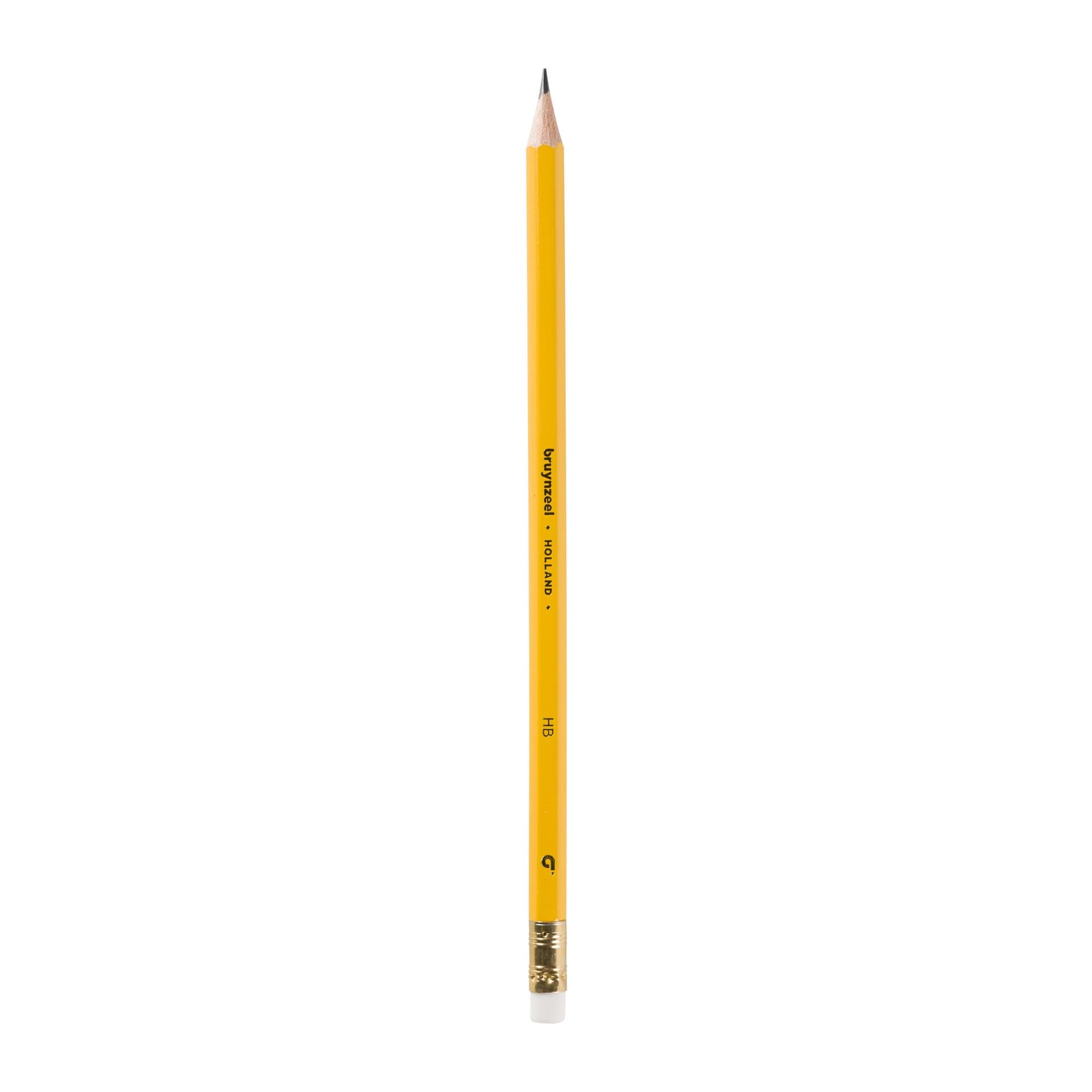 Potlood Bruynzeel Burotek HB met gum